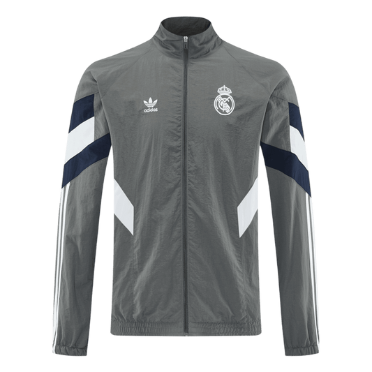 Real Madrid Windbreaker Jacket 2025/26 Gray