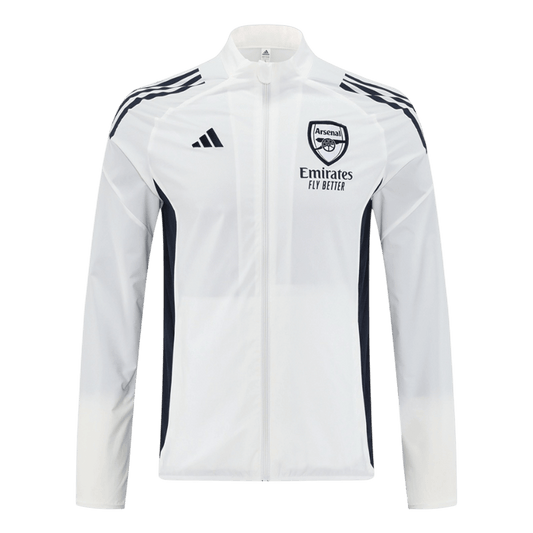 Arsenal Windbreaker Jacket 2025/26 White