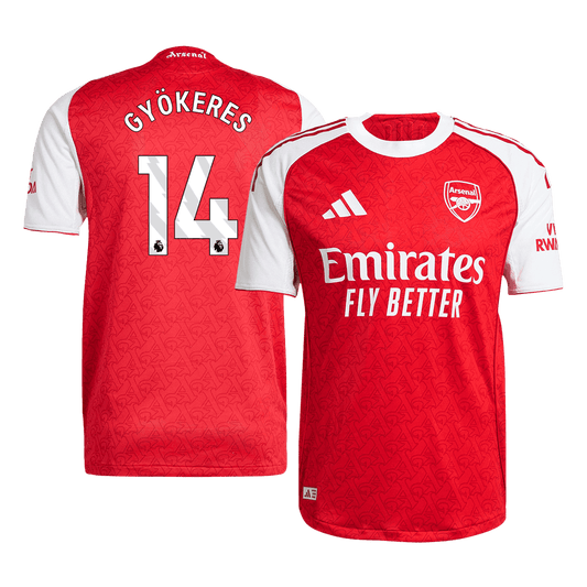 GYOKERES #14 Arsenal Home Premium Soccer Jersey 2025/26
