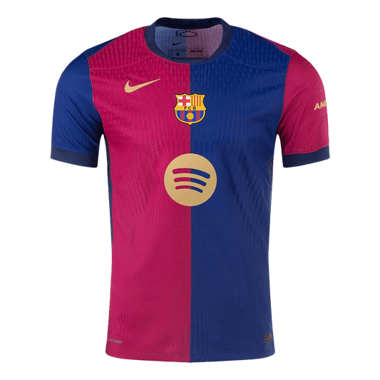 Barcelona Home Premium Soccer Jersey 2024/25 Spotify Logo Without Text
