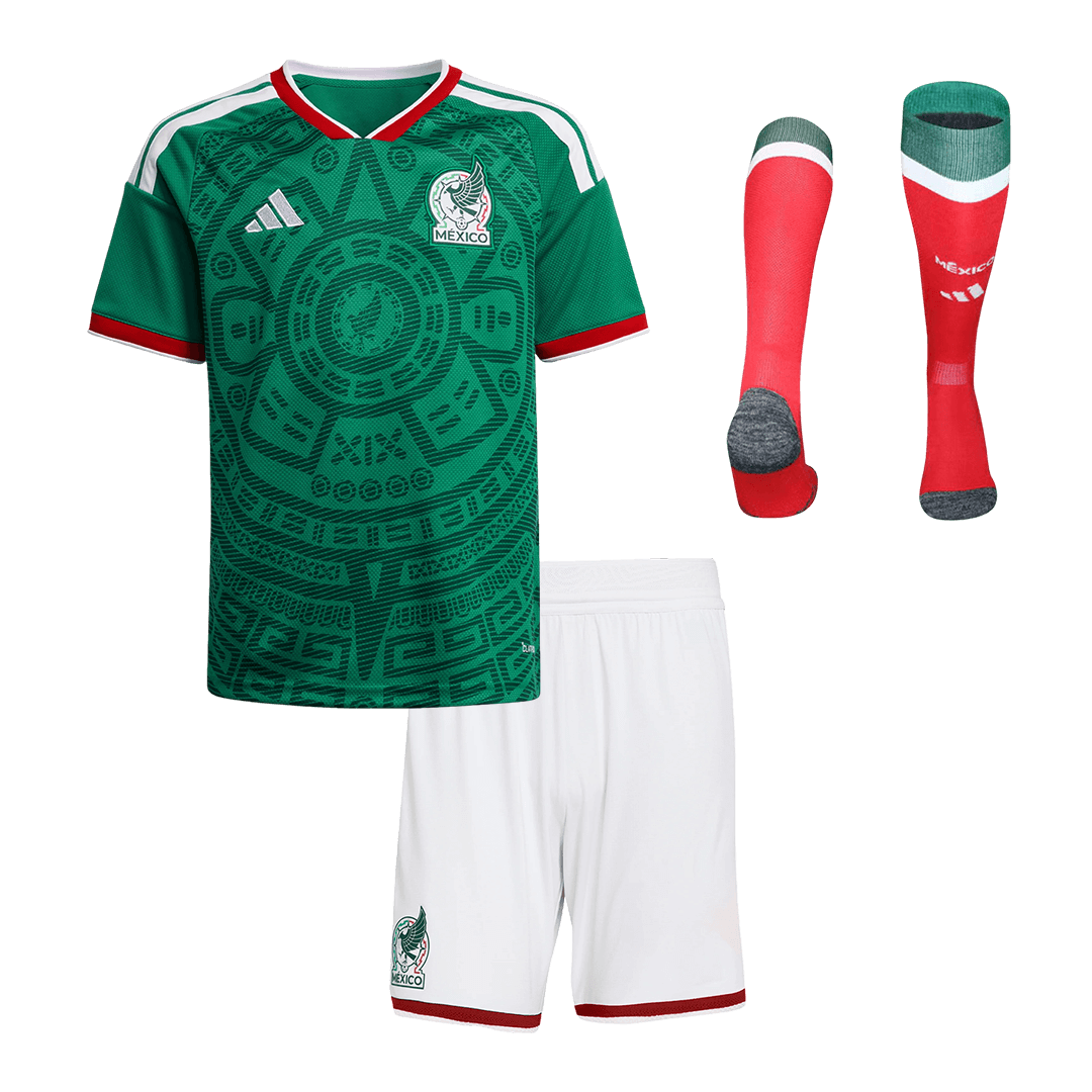 Mexico Home Kids Soccer Jerseys Full Kit 2025