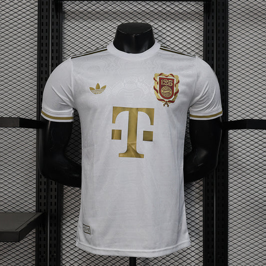 25/26 Bayern Munich 125th anniversary white player Fan Jersey
