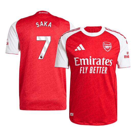 SAKA #7 Arsenal Home Premium Soccer Jersey 2025/26