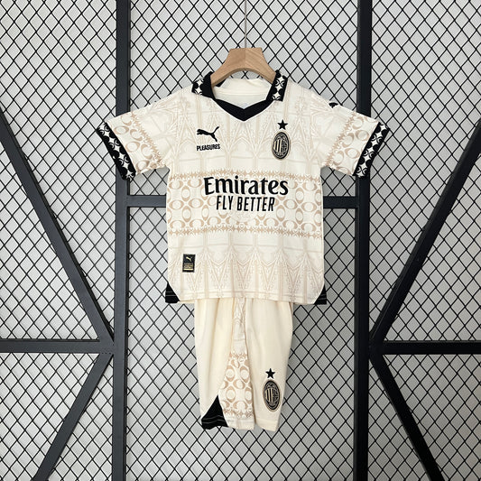 24/25 AC Milan White Special Edition Kids Fan Jersey