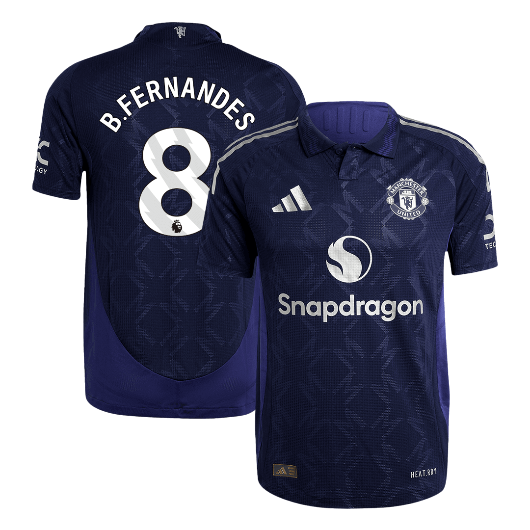 B.FERNANDES #8 Manchester United Away Premium Soccer Jersey 2024/25