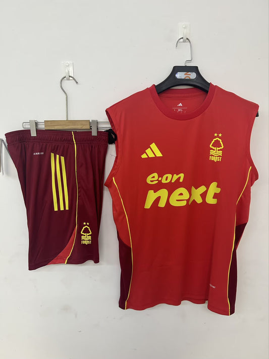 25/26 Nottingham Forest Red Vest Sleeveless training Fan Jersey