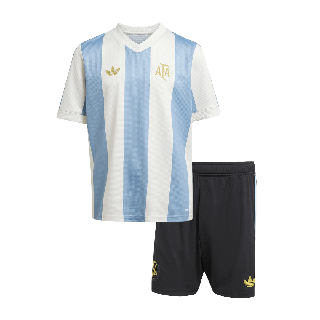 Argentina Kids Soccer Jerseys Kit 2024 50th Anniversary