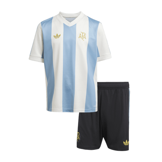 Argentina Kids Soccer Jerseys Kit 2024 50th Anniversary