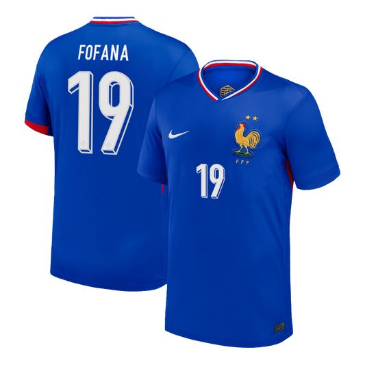FOFANA #19 France Home Soccer Jersey 2024