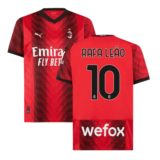 RAFA LEAO #10 AC Milan Home Jersey 2023/24