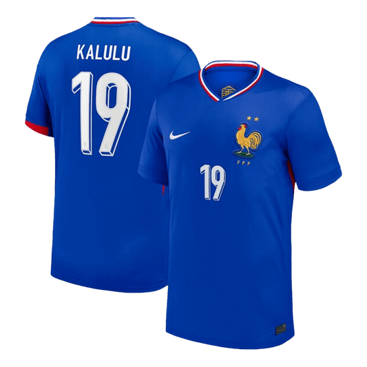 KALULU #19 France Home Soccer Jersey 2024