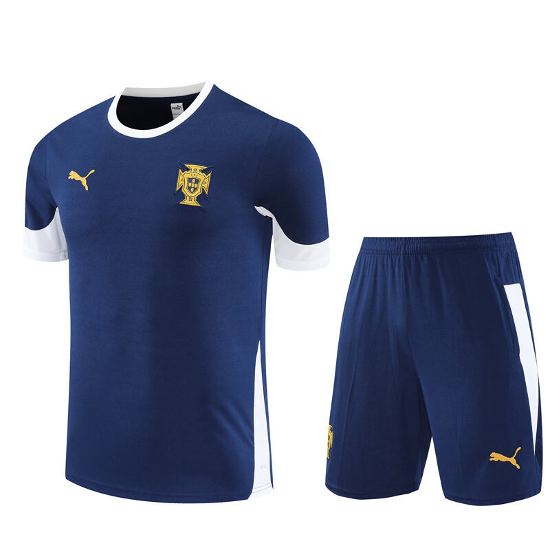 2025 Portugal Blue Training Fan Jersey