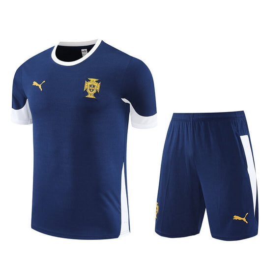 2025 Portugal Blue Training Fan Jersey