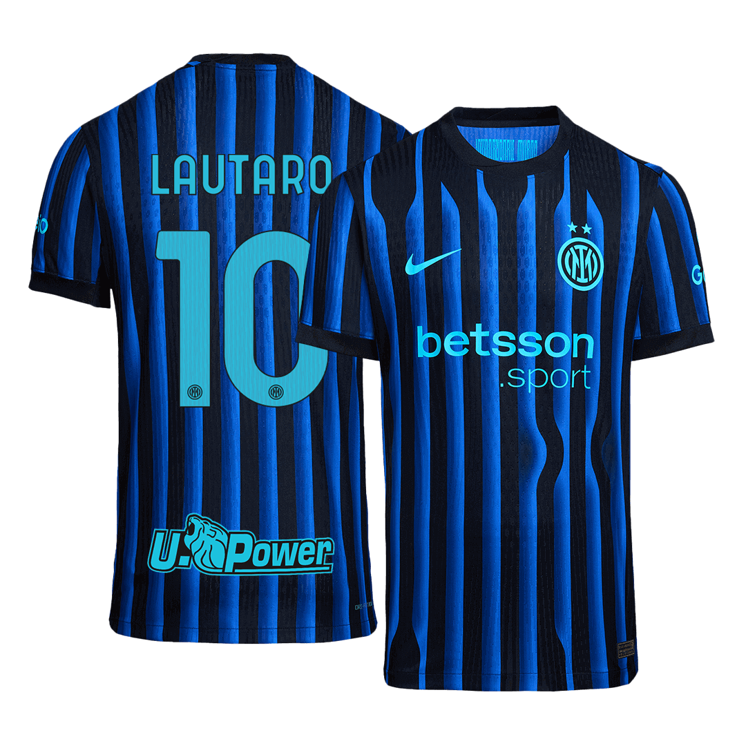LAUTARO #10 Inter Milan Home Premium Soccer Jersey 2025/26