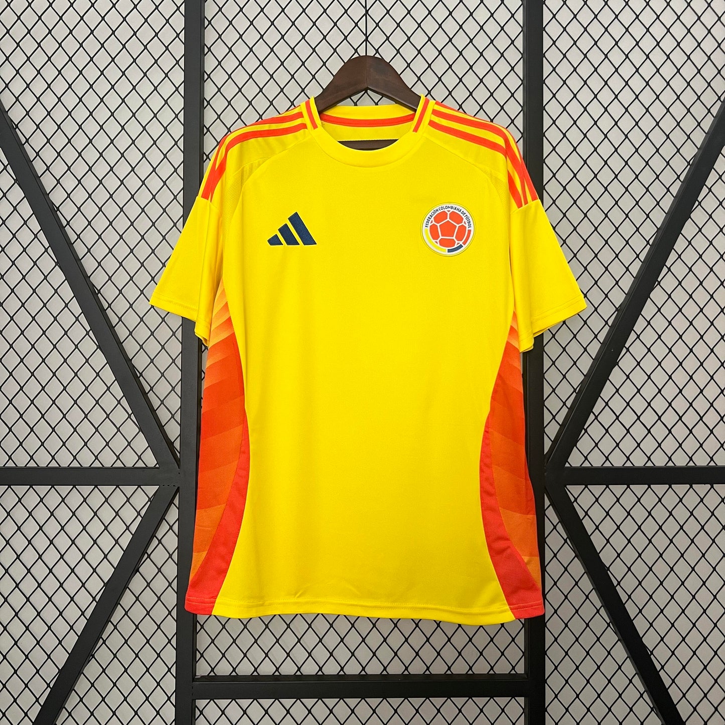 2024 Colombia Home yellow soccer Fan Jersey