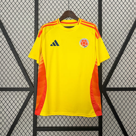2024 Colombia Home yellow soccer Fan Jersey
