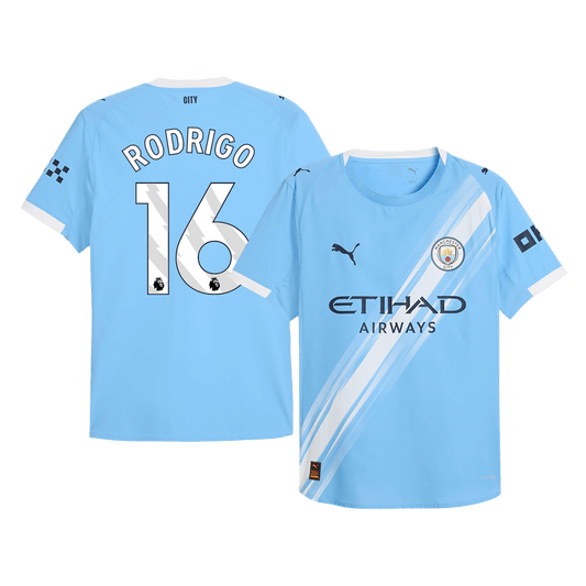 RODRIGO #16 Manchester City Home Stadium Jersey 2025/26