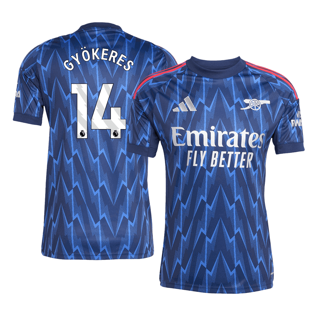 GYOKERES #14 Arsenal Away Soccer Jersey 2025/26