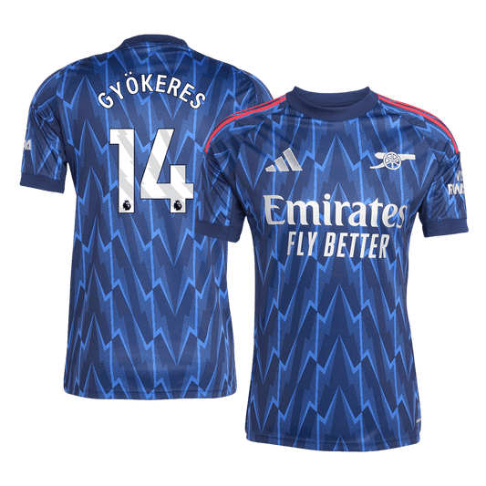 GYOKERES #14 Arsenal Away Soccer Jersey 2025/26
