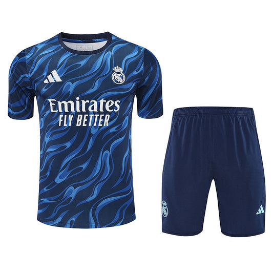 25/26 Real Madrid blue training Fan Jersey