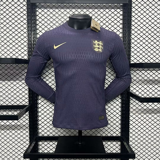 2024 England Away Long Sleeve Stadium Jersey