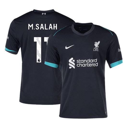 M.SALAH #11 Liverpool Away Soccer Jersey 2024/25
