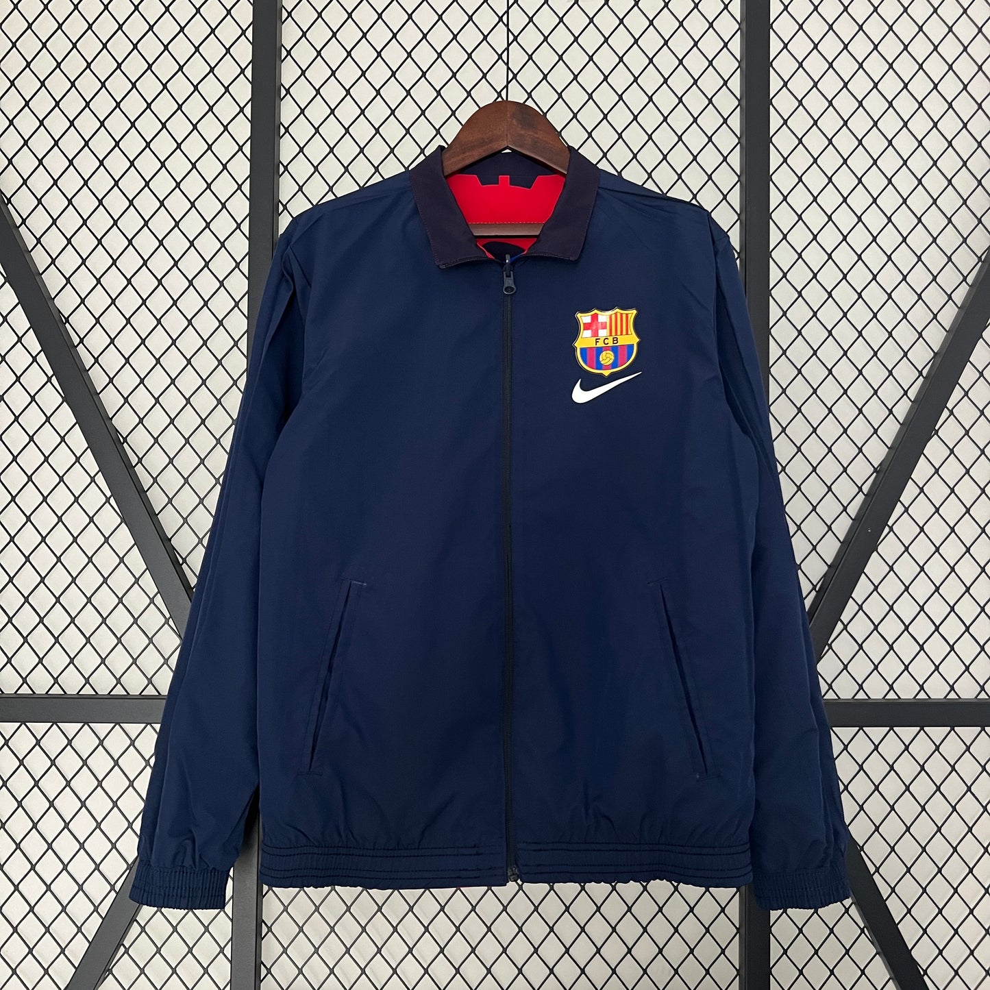 23/24 Barcelona Trench Coat Reversible Windbreaker
