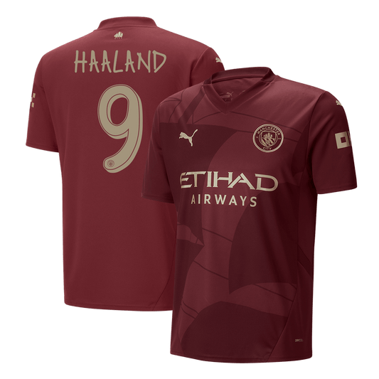 HAALAND #9 Manchester City Third Away Soccer Jersey 2024 UCL