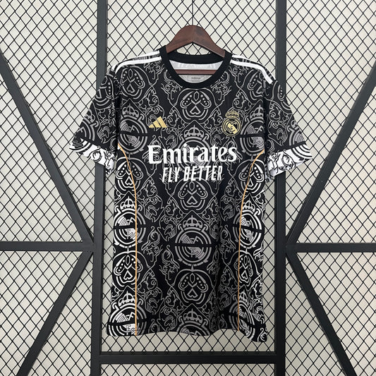 24/25 Real Madrid Special Edition Black Soccer Fan Jersey