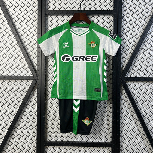 25/26 Real Betis Home Kids Fan Jersey