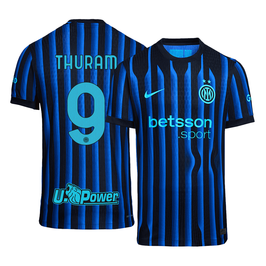 THURAM #9 Inter Milan Home Premium Soccer Jersey 2025/26
