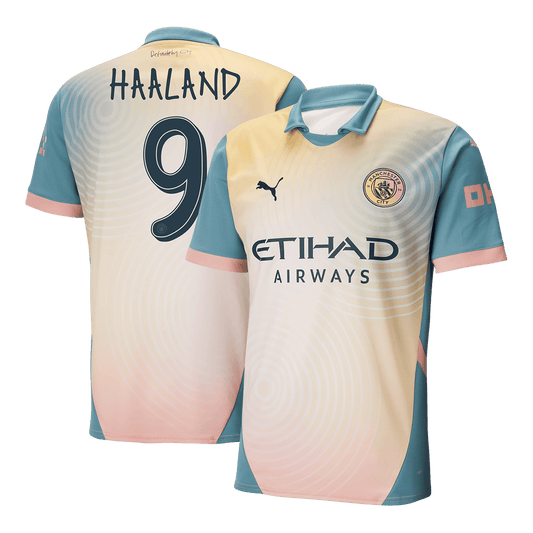 HAALAND #9 Manchester City Fourth Away Soccer Jersey 2024 Definitely City