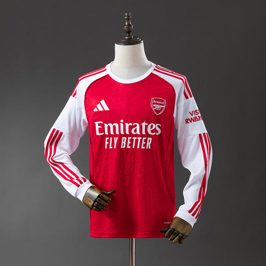 25/26 Arsenal Home Long Sleeve Fan Jersey