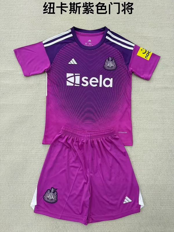 25/26 Newcastle United Goalkeeper Purple Kids Fan Jersey