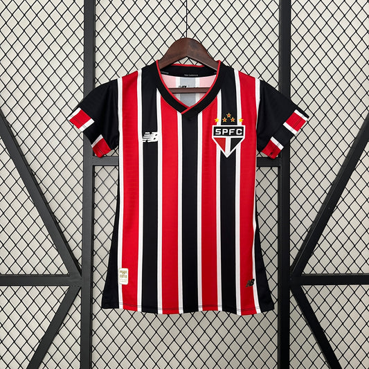 24/25 Sao Paulo Away Women Soccer Fan Jersey
