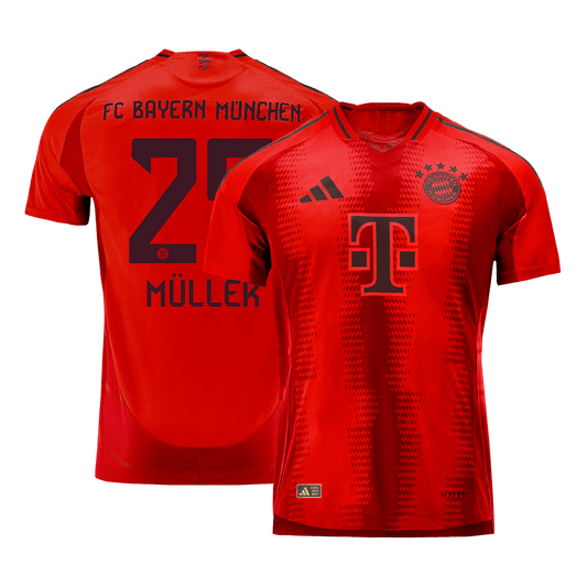 MULLER #25 Bayern Munich Home Premium Soccer Jersey 2024/25