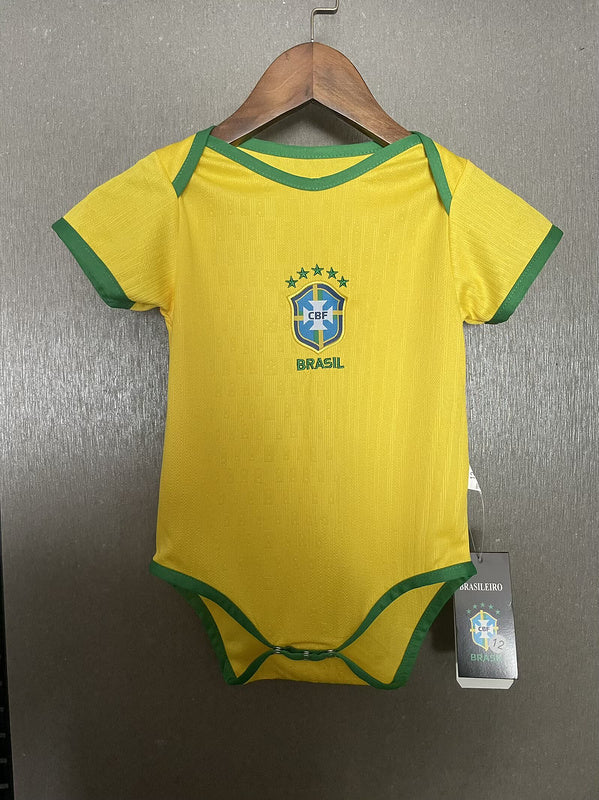 2025 Brazil Home Baby Fan Jersey