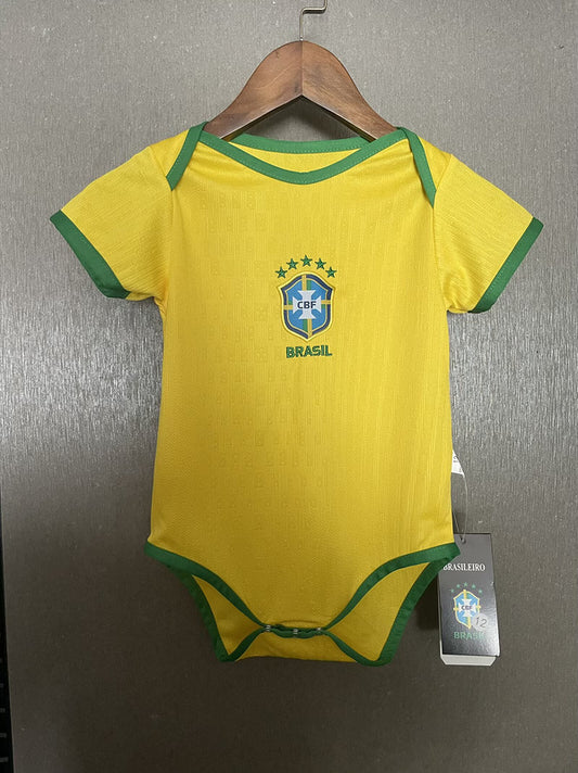 2025 Brazil Home Baby Fan Jersey