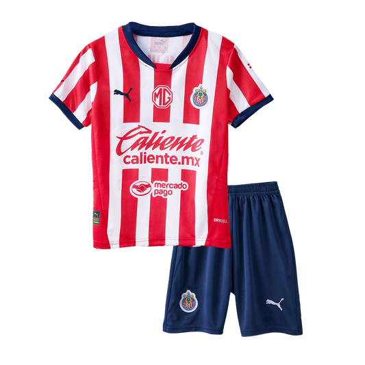 Chivas Home Kids Soccer Jerseys Kit 2024/25