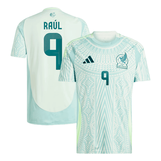 RAUL #9 Mexico Away Soccer Jersey Copa America 2024