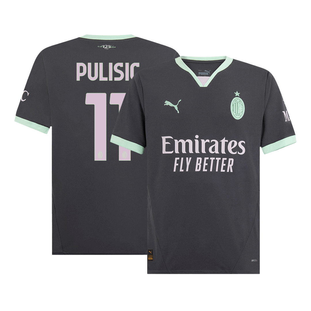 PULISIC #11 AC Milan Third Away Soccer Jersey 2024
