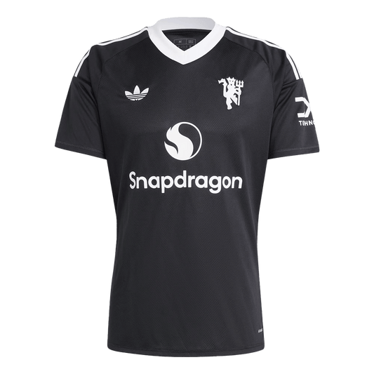 Manchester United Third Away Goalkeeper Soccer Jersey 2024/25 Black