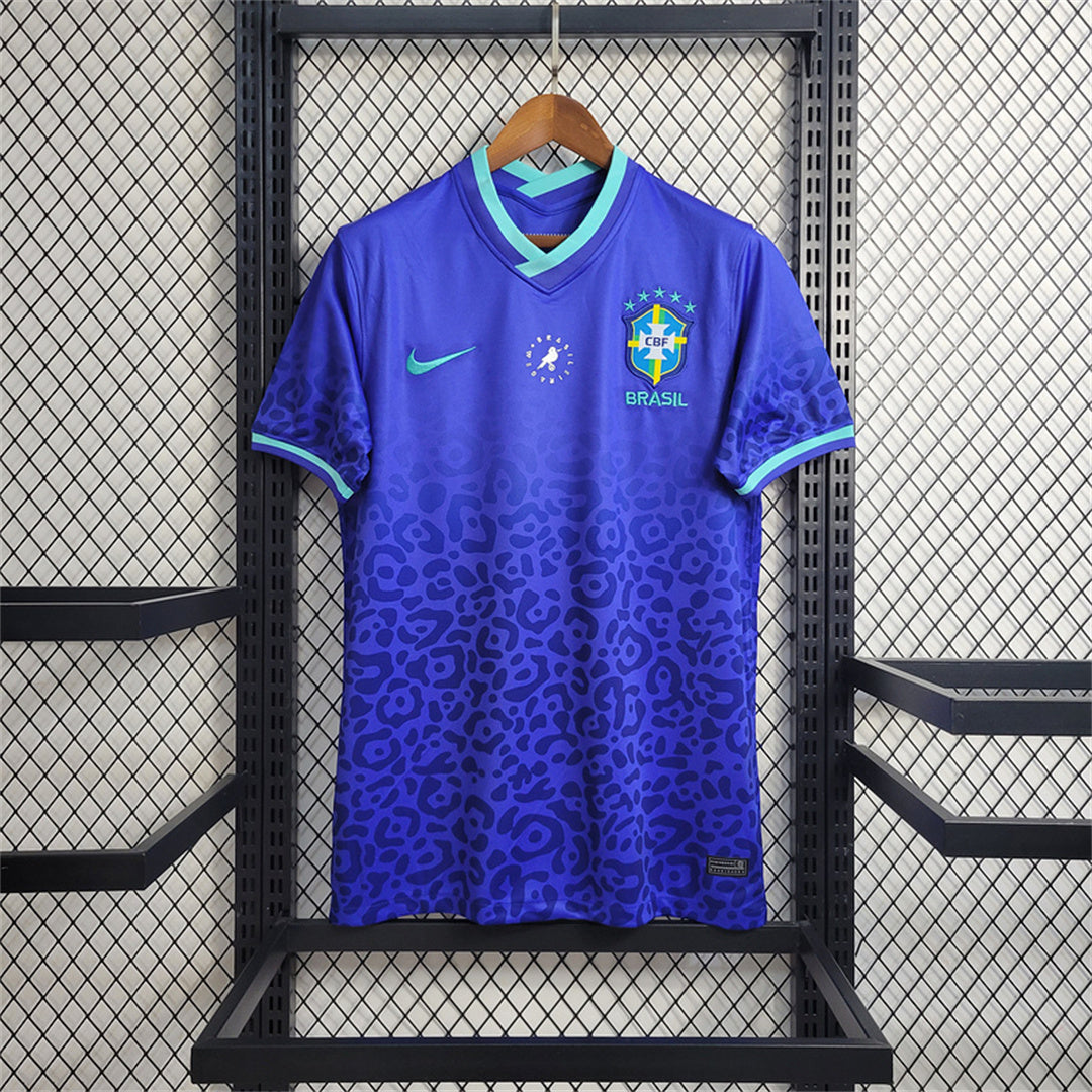 2023 Brazil Blue Special Edition Soccer Fan Jersey