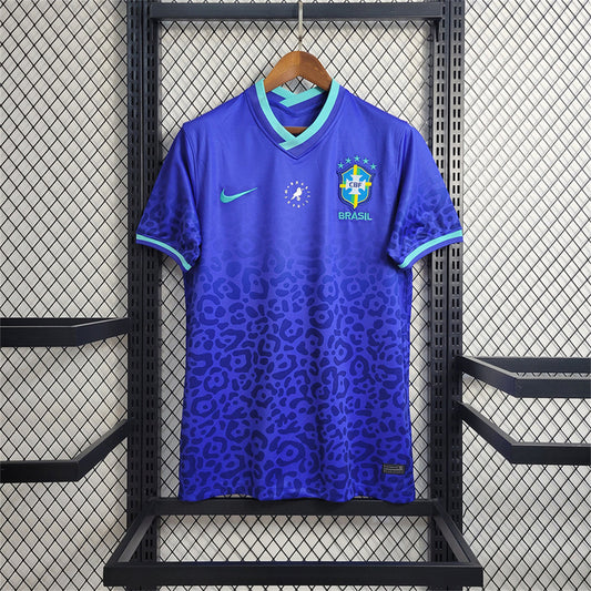 2023 Brazil Blue Special Edition Soccer Fan Jersey