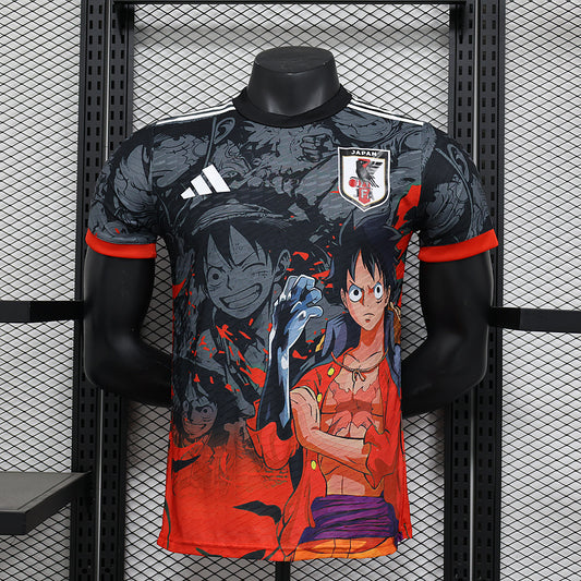 2024 Japan Luffy black and orange Stadium Jersey