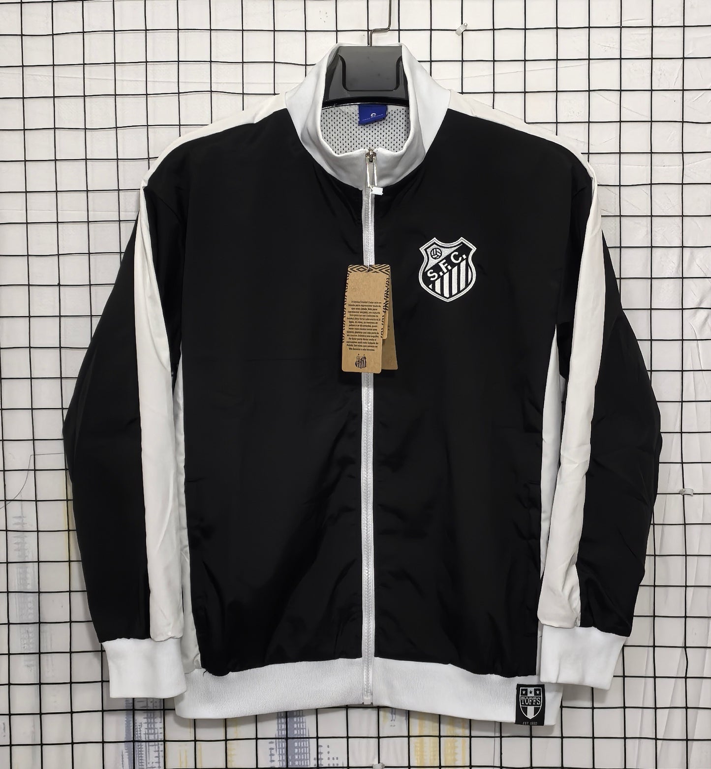 Santos 2006/07 Retro Windbreaker Black