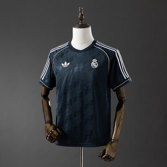 25/26 Real Madrid Adidas LFSTLR Grey Soccer Fan Jersey