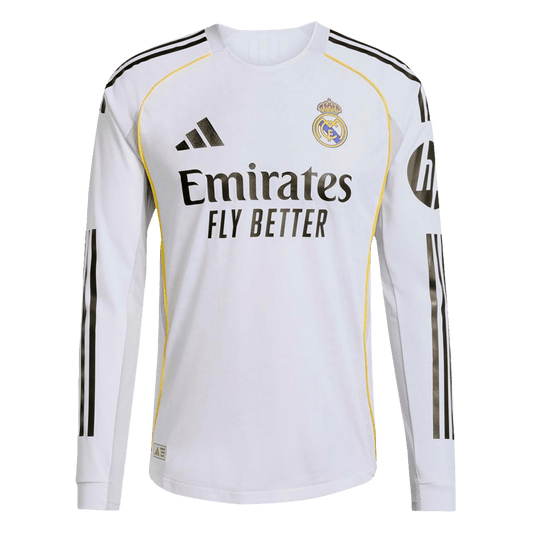 Stadium Jersey Long Sleeve Real Madrid Jersey Home 2025/26