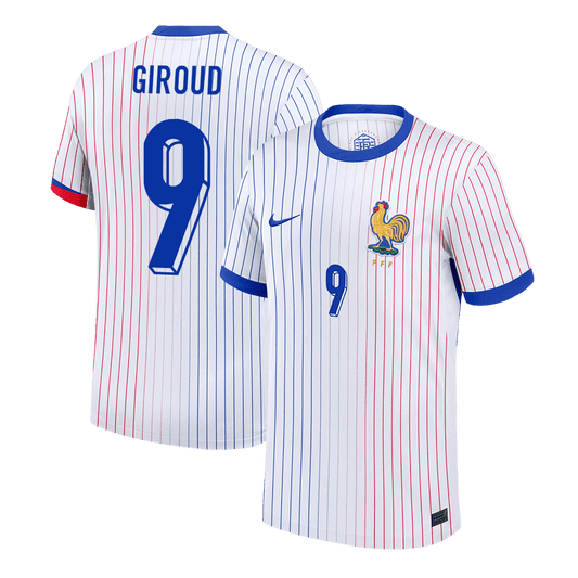GIROUD #9 France Away Soccer Jersey 2024