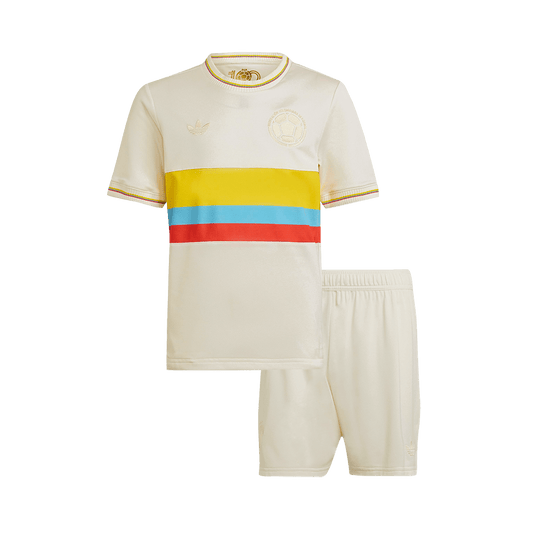 Colombia Kids Soccer Jerseys Kit 2024 100th Anniversary